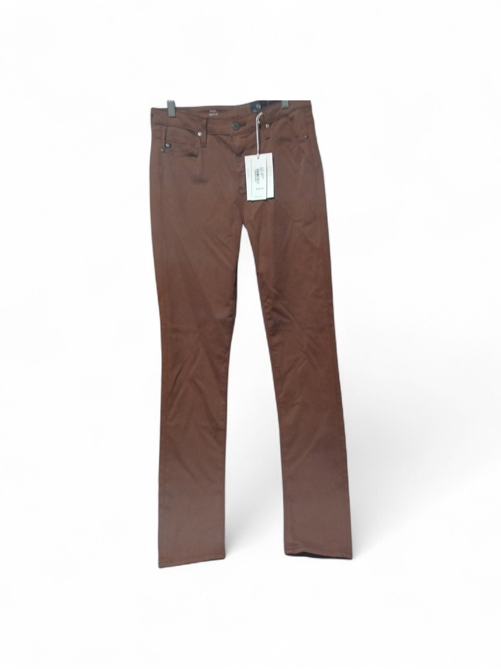 Ag Adriano Goldschmied Prima Cigarette Leg Pants - Rust